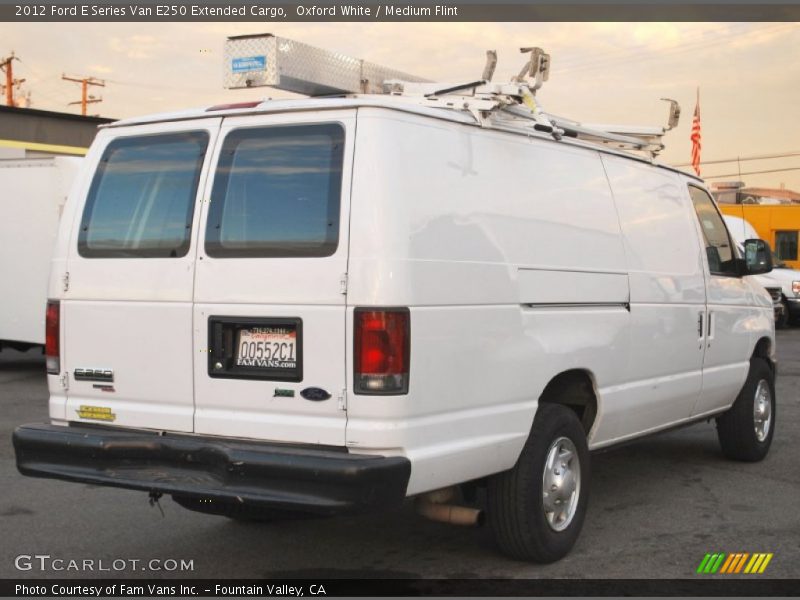 Oxford White / Medium Flint 2012 Ford E Series Van E250 Extended Cargo