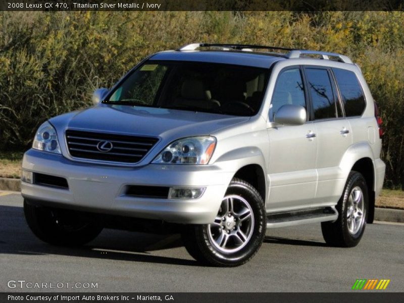 Titanium Silver Metallic / Ivory 2008 Lexus GX 470