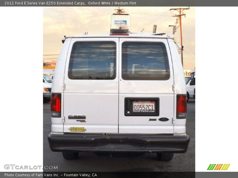 Oxford White / Medium Flint 2012 Ford E Series Van E250 Extended Cargo