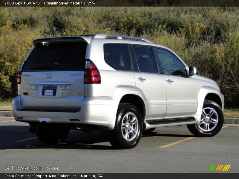 Titanium Silver Metallic / Ivory 2008 Lexus GX 470