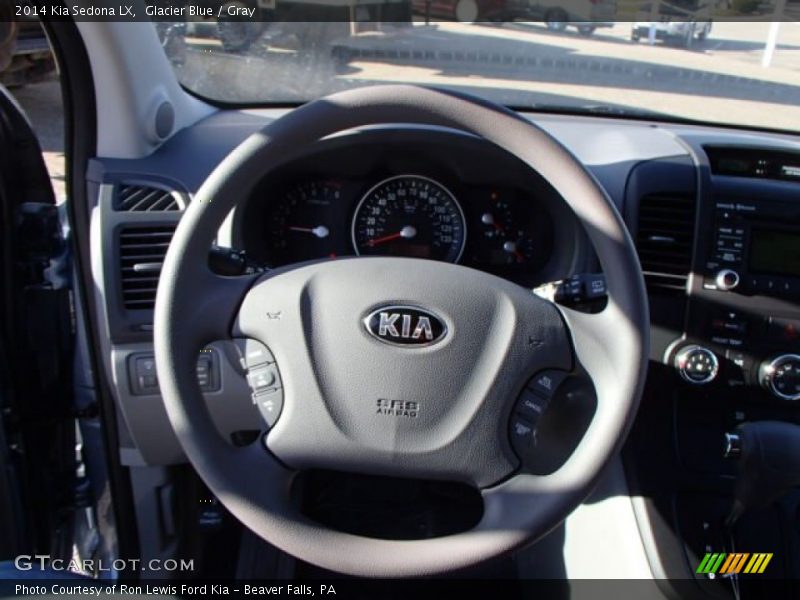 Glacier Blue / Gray 2014 Kia Sedona LX