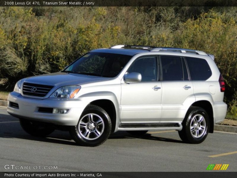 Titanium Silver Metallic / Ivory 2008 Lexus GX 470