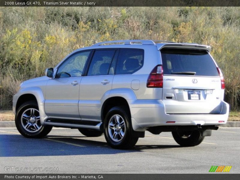 Titanium Silver Metallic / Ivory 2008 Lexus GX 470