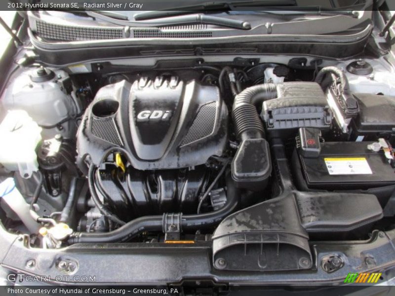 Radiant Silver / Gray 2012 Hyundai Sonata SE