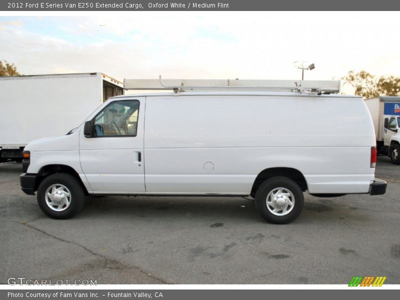 Oxford White / Medium Flint 2012 Ford E Series Van E250 Extended Cargo