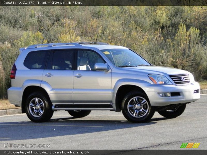 Titanium Silver Metallic / Ivory 2008 Lexus GX 470