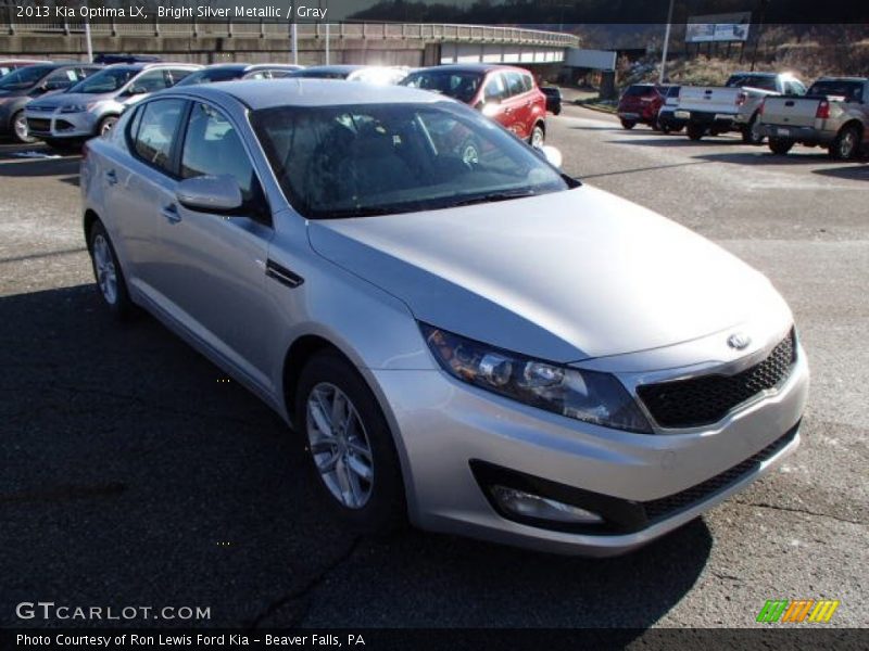 Bright Silver Metallic / Gray 2013 Kia Optima LX