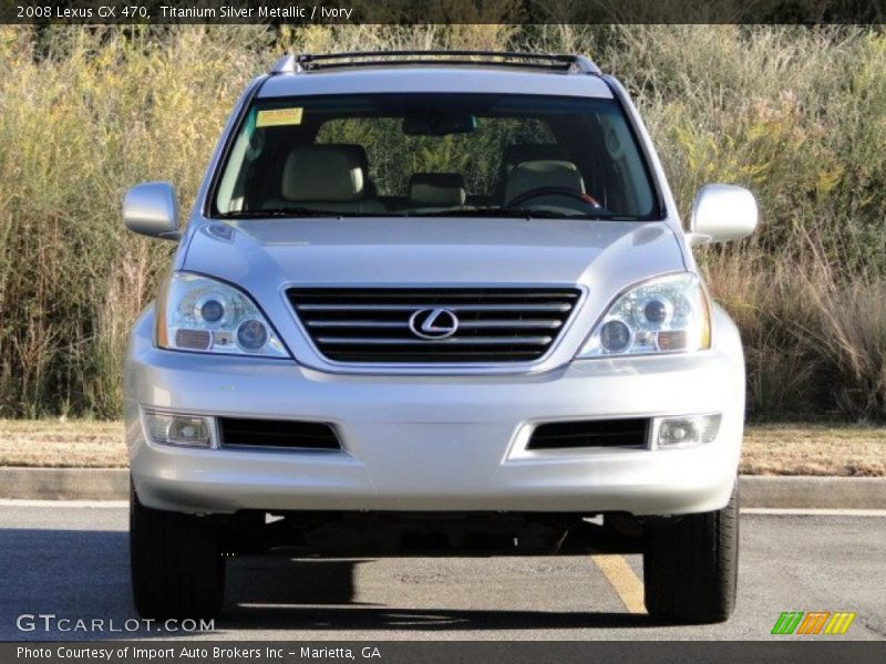 Titanium Silver Metallic / Ivory 2008 Lexus GX 470