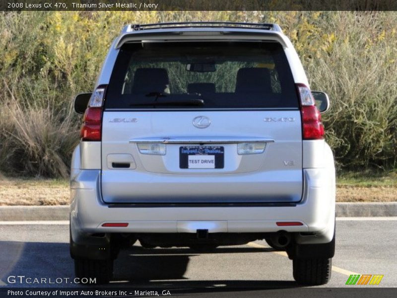 Titanium Silver Metallic / Ivory 2008 Lexus GX 470