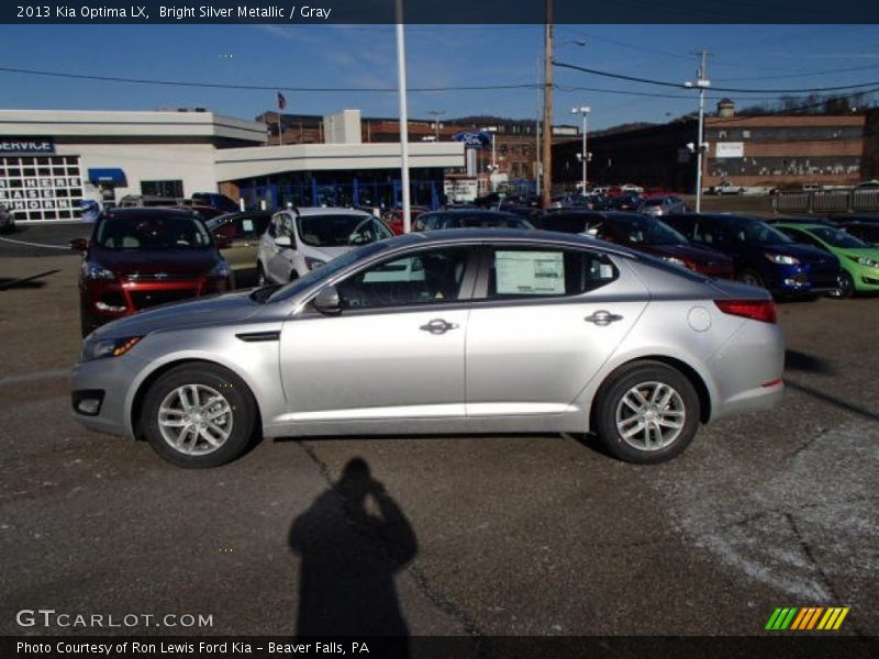 Bright Silver Metallic / Gray 2013 Kia Optima LX