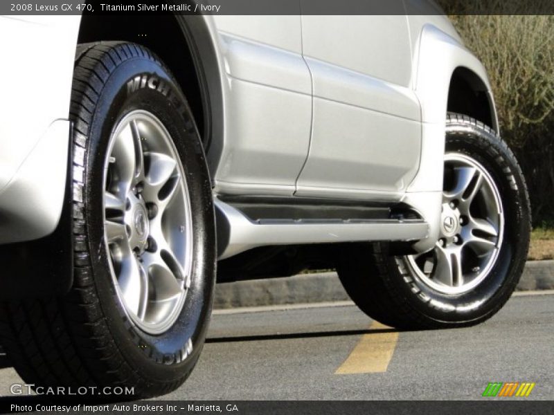 Titanium Silver Metallic / Ivory 2008 Lexus GX 470
