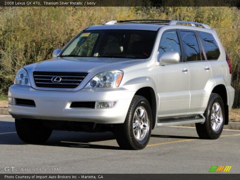 Titanium Silver Metallic / Ivory 2008 Lexus GX 470