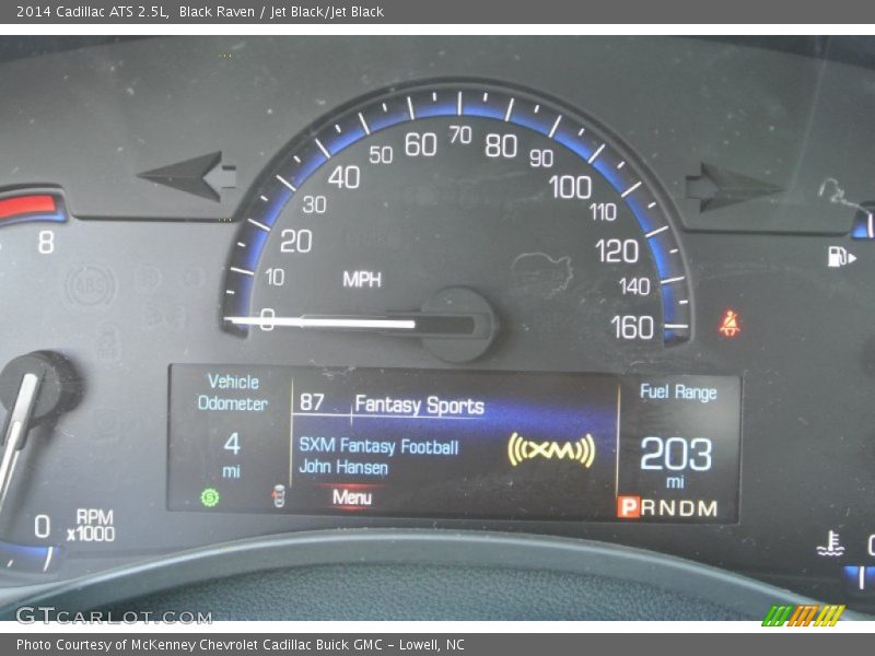 Black Raven / Jet Black/Jet Black 2014 Cadillac ATS 2.5L