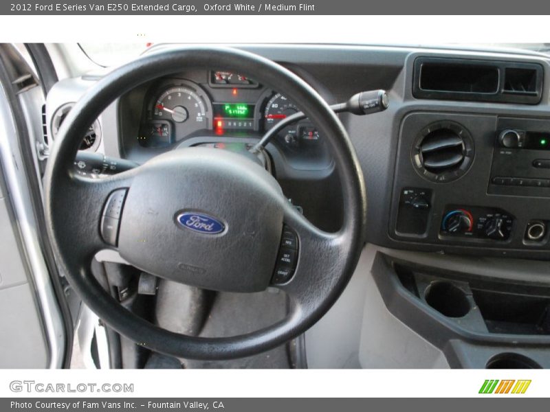 Oxford White / Medium Flint 2012 Ford E Series Van E250 Extended Cargo