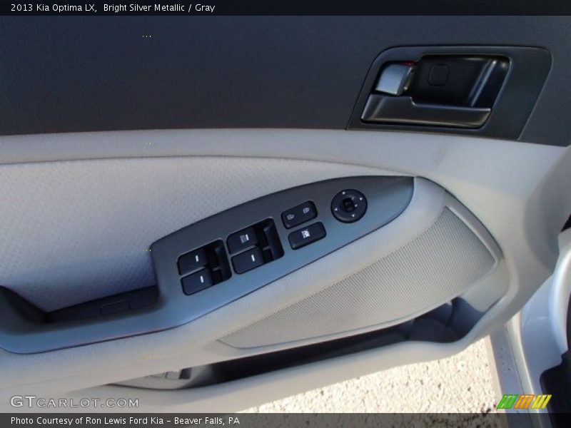 Bright Silver Metallic / Gray 2013 Kia Optima LX