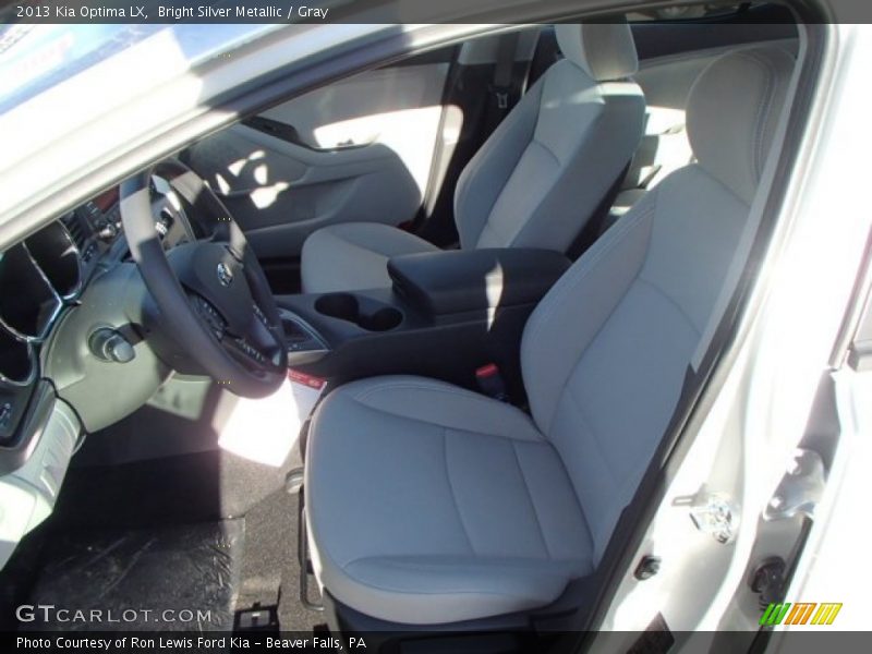 Bright Silver Metallic / Gray 2013 Kia Optima LX