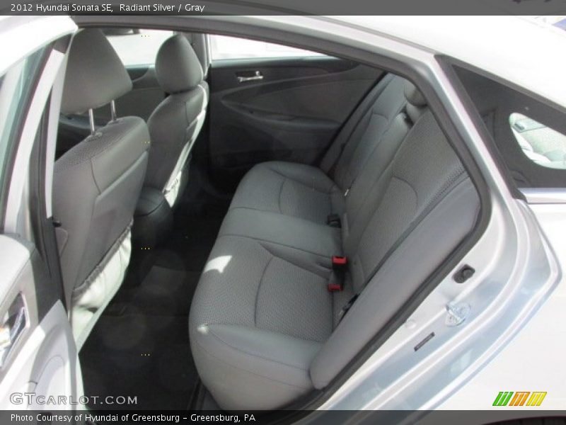 Radiant Silver / Gray 2012 Hyundai Sonata SE