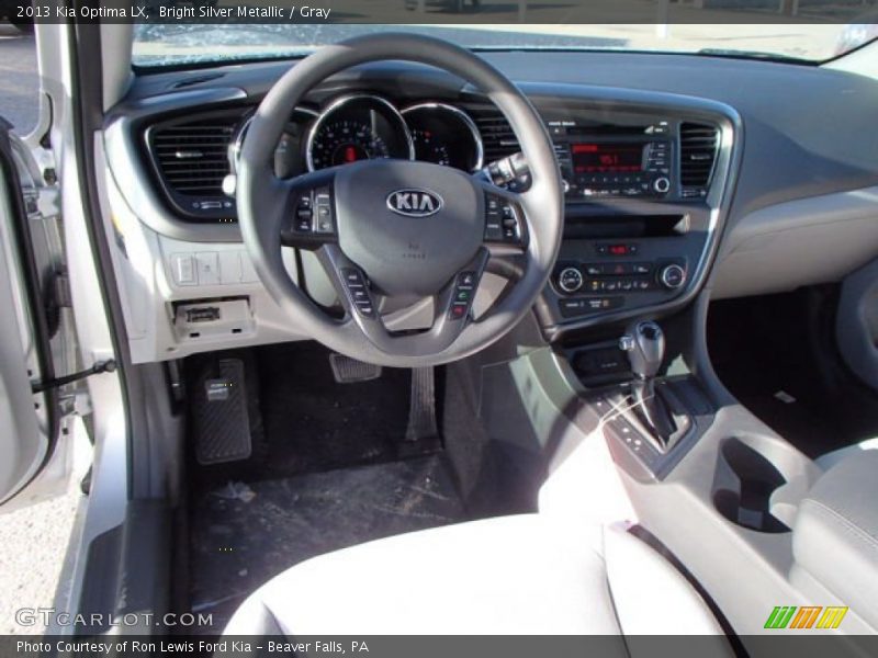 Bright Silver Metallic / Gray 2013 Kia Optima LX