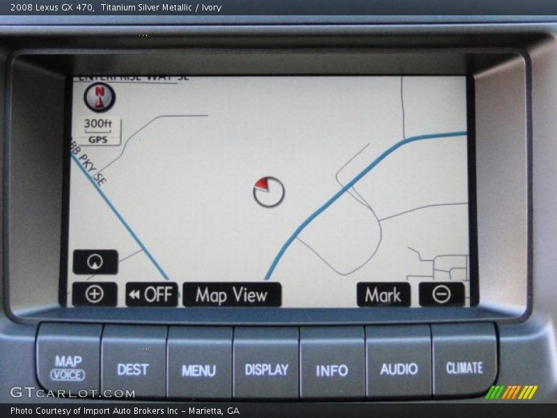 Titanium Silver Metallic / Ivory 2008 Lexus GX 470