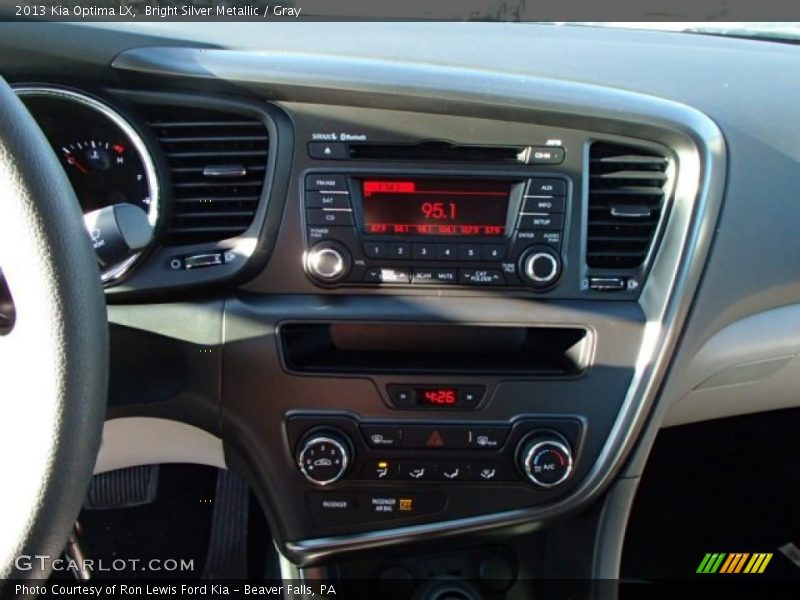 Bright Silver Metallic / Gray 2013 Kia Optima LX