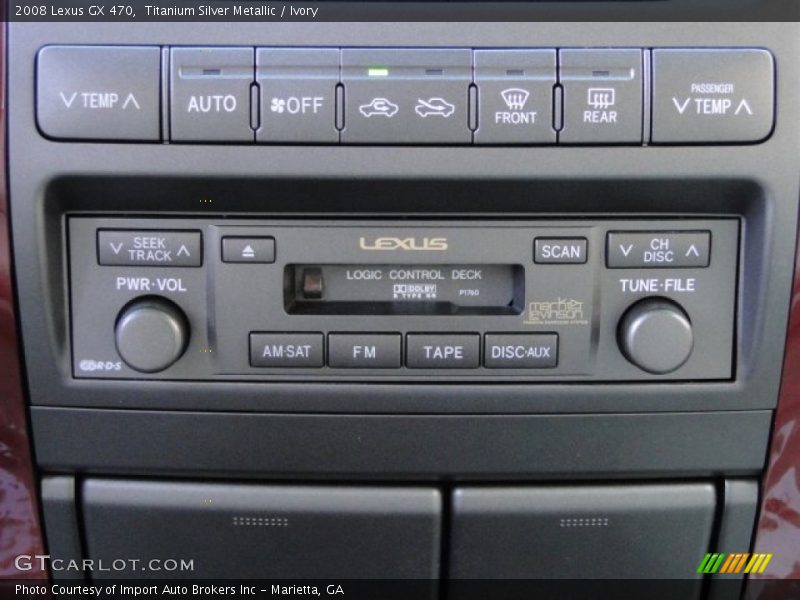 Titanium Silver Metallic / Ivory 2008 Lexus GX 470