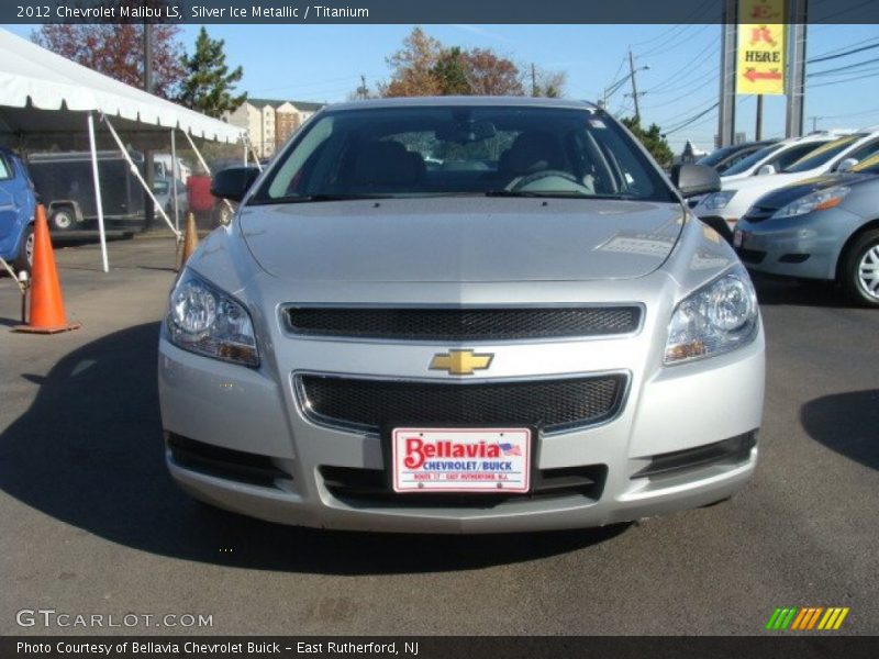 Silver Ice Metallic / Titanium 2012 Chevrolet Malibu LS