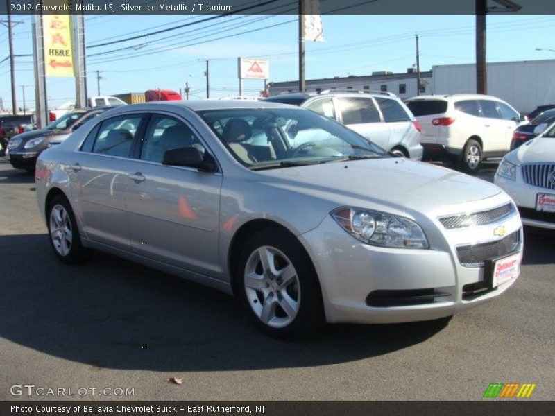 Silver Ice Metallic / Titanium 2012 Chevrolet Malibu LS