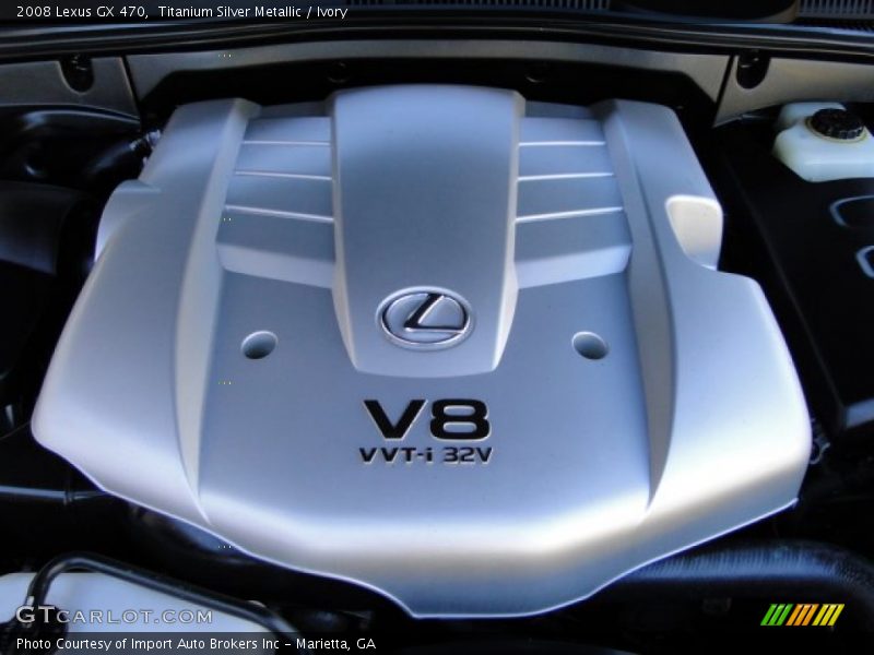 Titanium Silver Metallic / Ivory 2008 Lexus GX 470