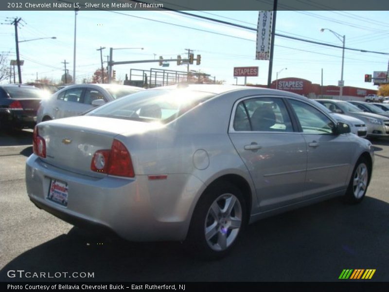 Silver Ice Metallic / Titanium 2012 Chevrolet Malibu LS