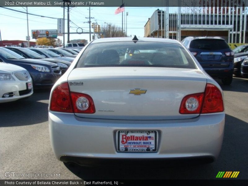 Silver Ice Metallic / Titanium 2012 Chevrolet Malibu LS