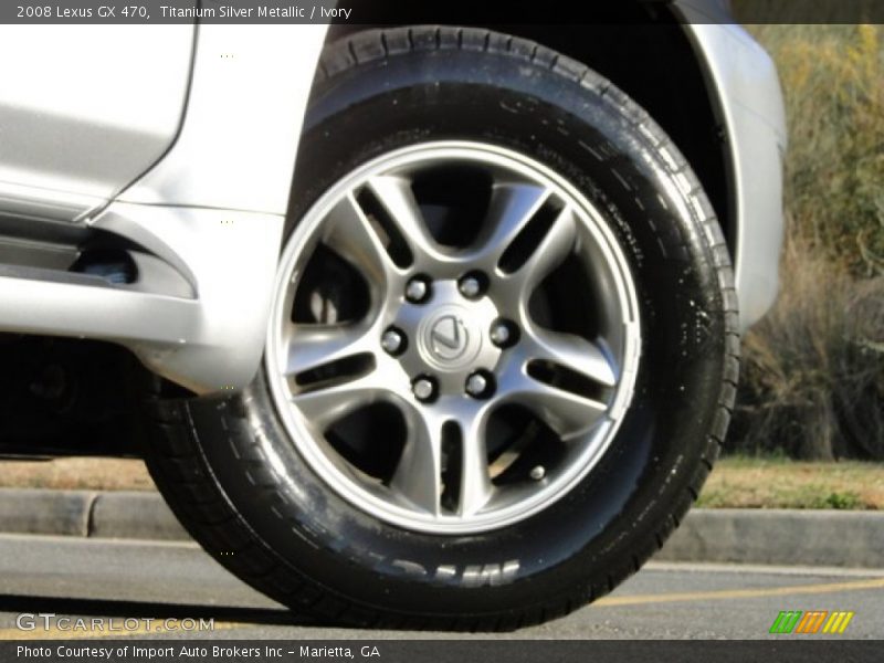 Titanium Silver Metallic / Ivory 2008 Lexus GX 470