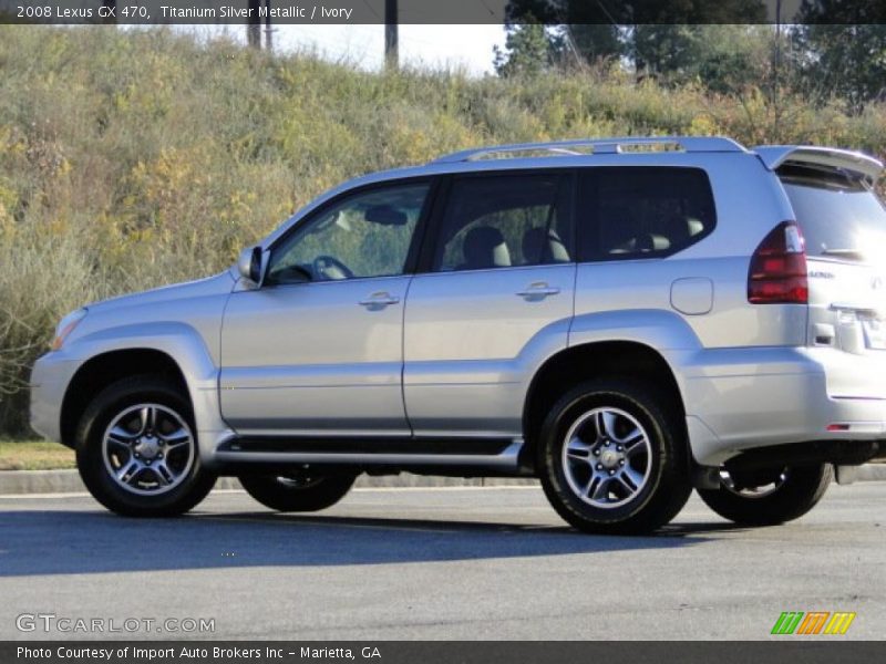 Titanium Silver Metallic / Ivory 2008 Lexus GX 470