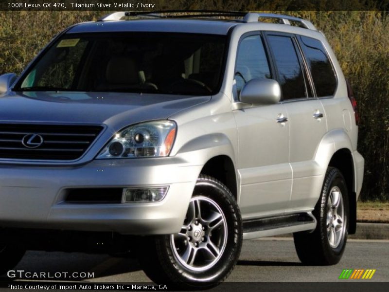 Titanium Silver Metallic / Ivory 2008 Lexus GX 470