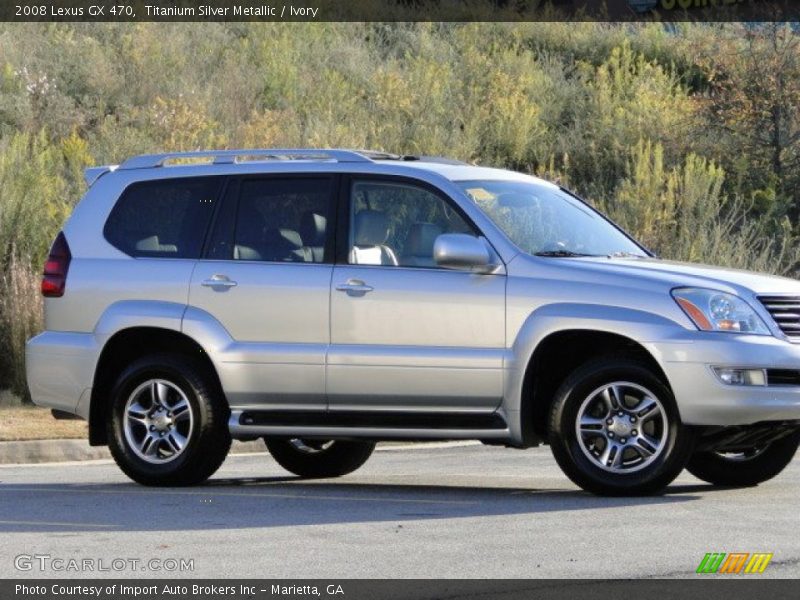 Titanium Silver Metallic / Ivory 2008 Lexus GX 470