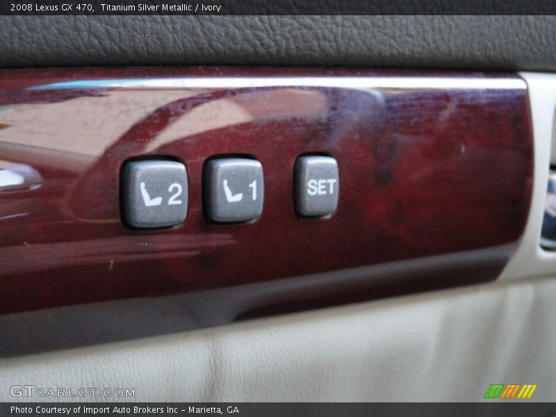 Titanium Silver Metallic / Ivory 2008 Lexus GX 470