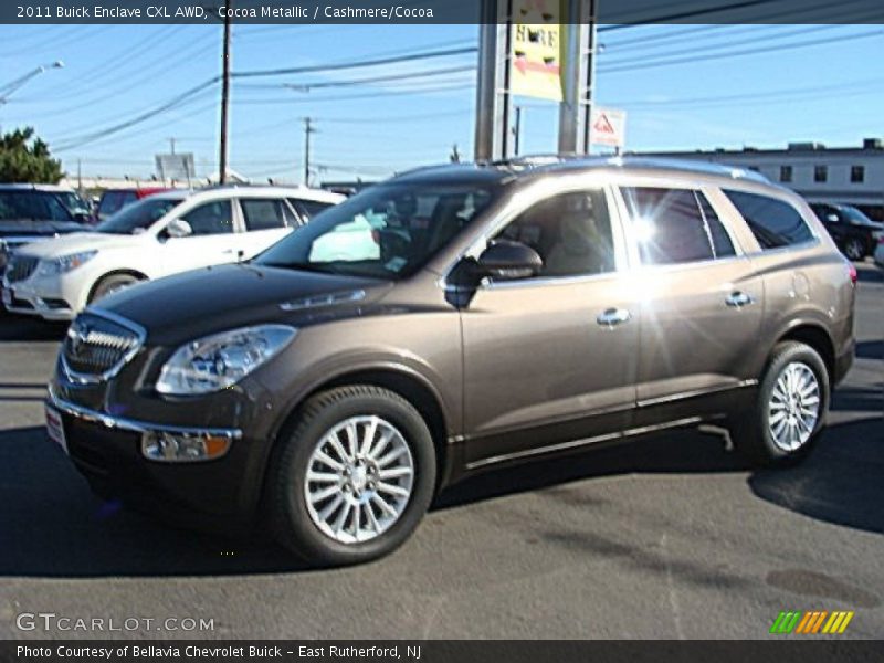 Cocoa Metallic / Cashmere/Cocoa 2011 Buick Enclave CXL AWD