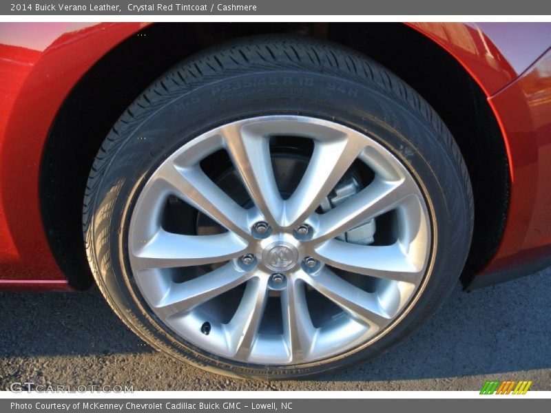 Crystal Red Tintcoat / Cashmere 2014 Buick Verano Leather