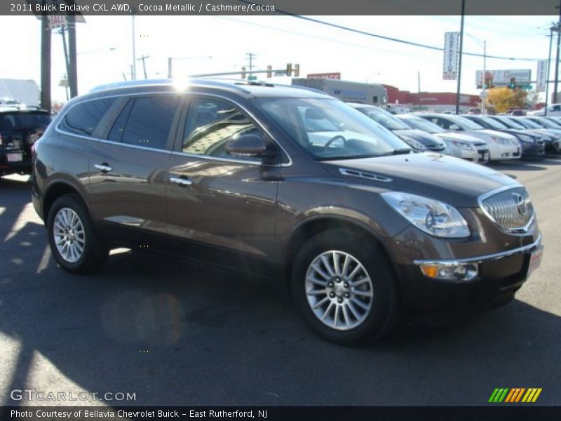 Cocoa Metallic / Cashmere/Cocoa 2011 Buick Enclave CXL AWD