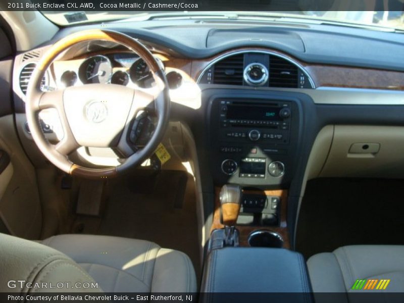 Cocoa Metallic / Cashmere/Cocoa 2011 Buick Enclave CXL AWD