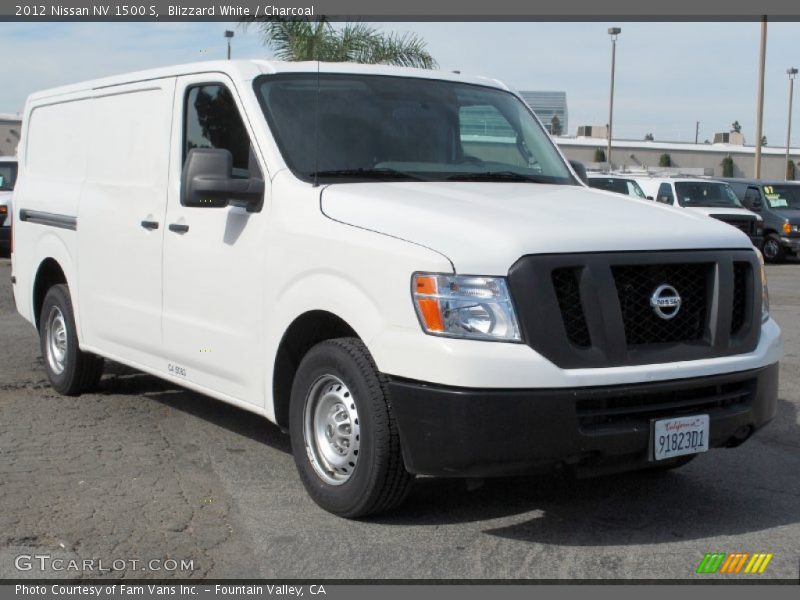 Blizzard White / Charcoal 2012 Nissan NV 1500 S