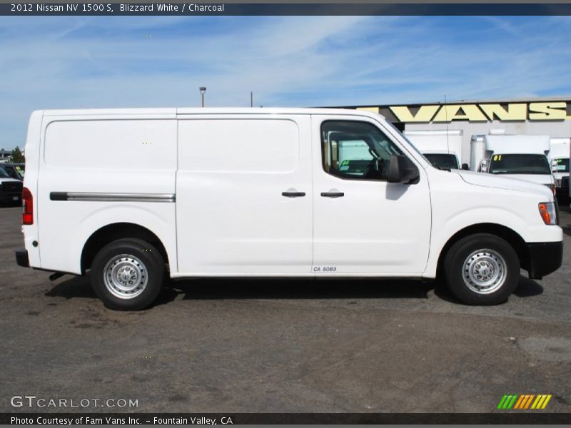 Blizzard White / Charcoal 2012 Nissan NV 1500 S
