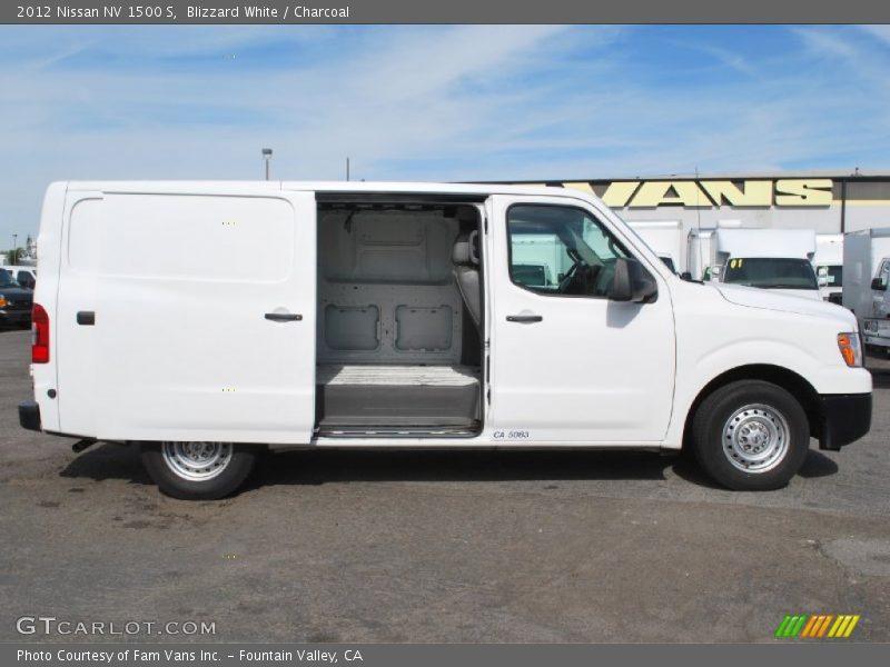 Blizzard White / Charcoal 2012 Nissan NV 1500 S