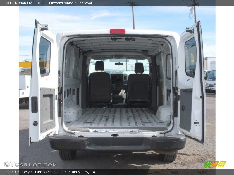Blizzard White / Charcoal 2012 Nissan NV 1500 S