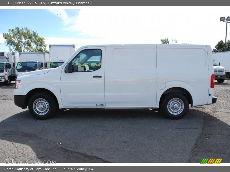 Blizzard White / Charcoal 2012 Nissan NV 1500 S