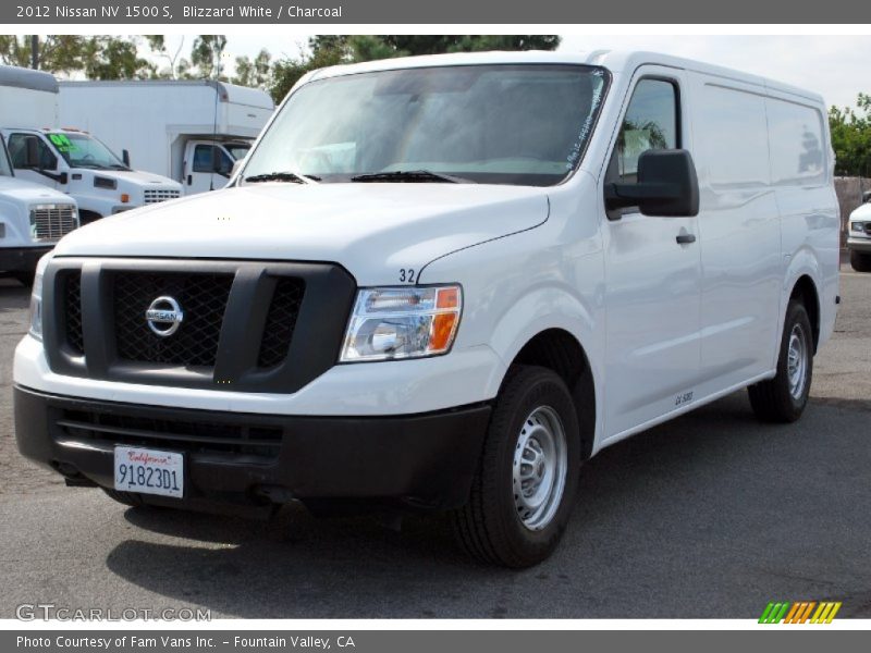 Blizzard White / Charcoal 2012 Nissan NV 1500 S