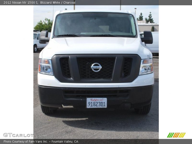 Blizzard White / Charcoal 2012 Nissan NV 1500 S