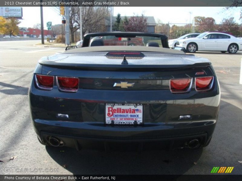 Ashen Gray Metallic / Black 2013 Chevrolet Camaro SS/RS Convertible