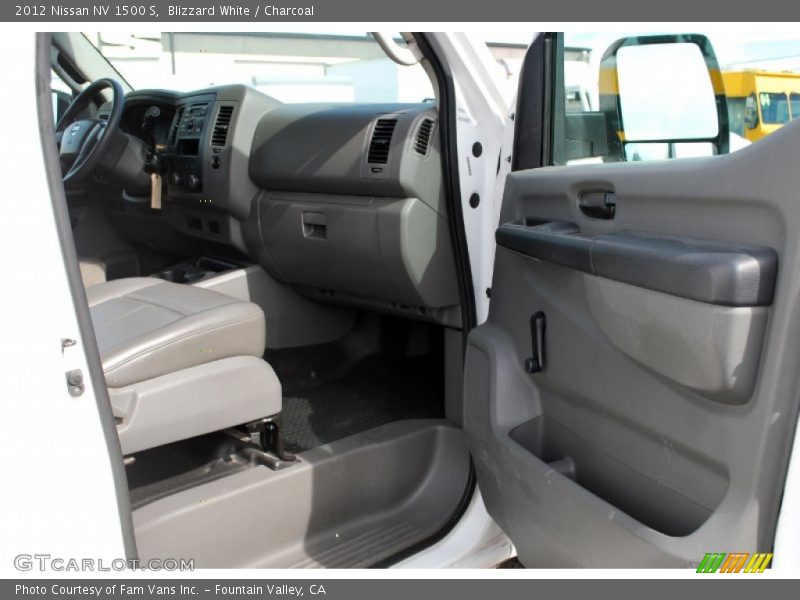 Blizzard White / Charcoal 2012 Nissan NV 1500 S