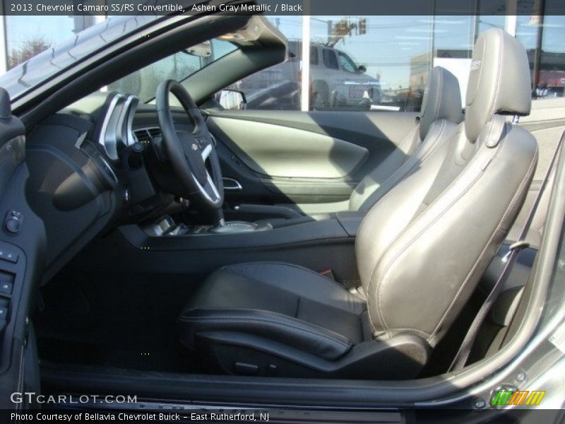 Ashen Gray Metallic / Black 2013 Chevrolet Camaro SS/RS Convertible