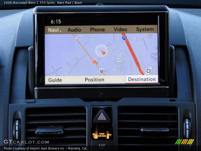 Navigation of 2008 C 350 Sport